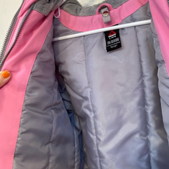 Gerry Girls Ski Jacket Parka Lined Inner Coat Shell Lining Hood Pockets 14/16 - Picture 4 of 7